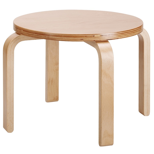 Drewniany stołek do żłobka, wys. 21 cm