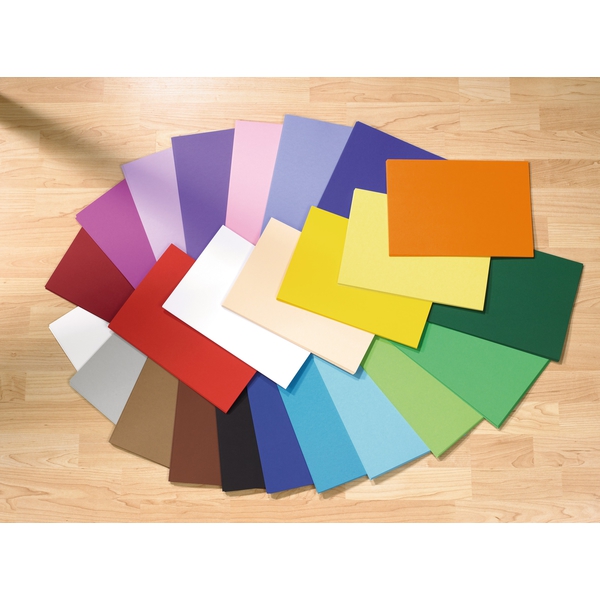 Tektura  kolorowa, 250 arkuszy, 25 kolorów, format A4