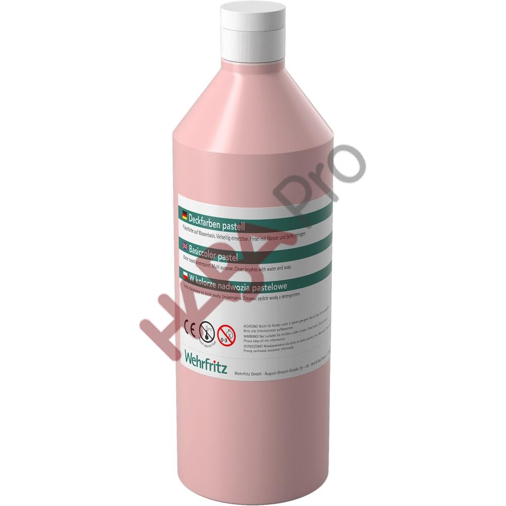 159784_Wehrfritz_Deckfarbe_F_03.psd Farby kryjące Wehrfritz „Pastelowe kolory”, 6 x 500 ml