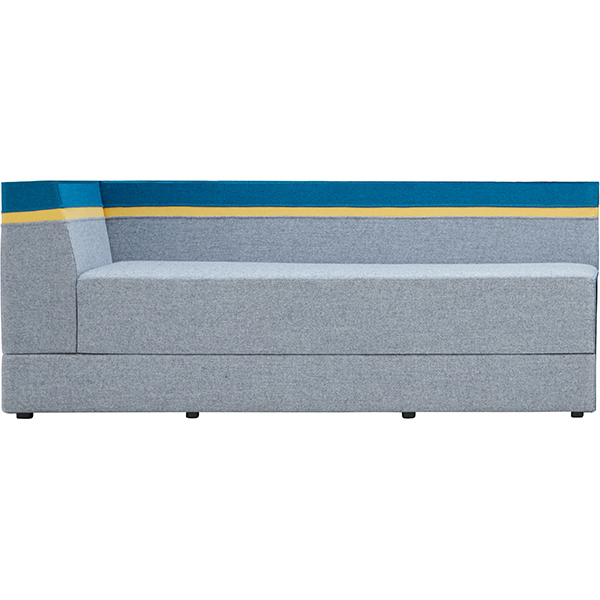 Set.upp - sofa z niskim oparciem,  lewe -  tkanina
