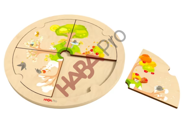 Zestaw puzzli "rozwój jabłka"