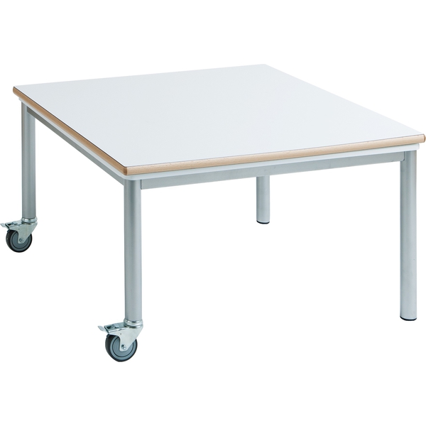 Stół ze zdejmowanym blatem, konstrukcja metalowa, wys. 59 cm