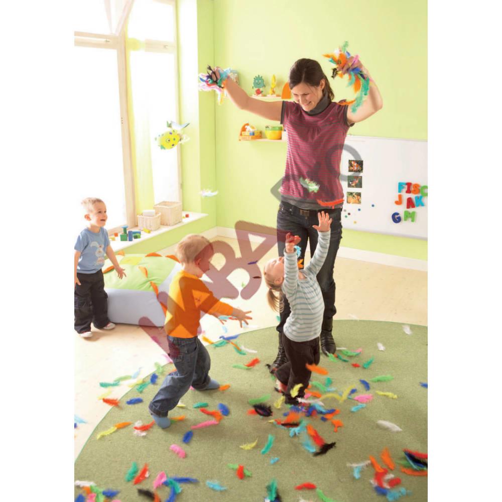 Piórka farbowane barwnikami spożywczymi, 100 g