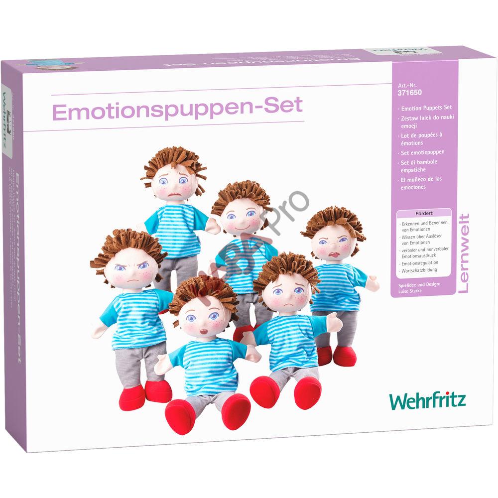 Zestaw lalek do nauki emocji, 6 sztuk