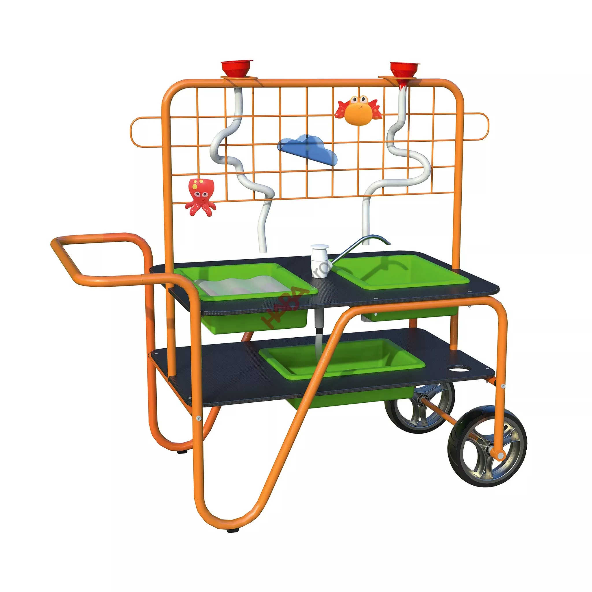 Mobilny stół wodny