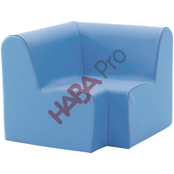 Sofa żłobkowa, narożna wys. siedziska 26 cm