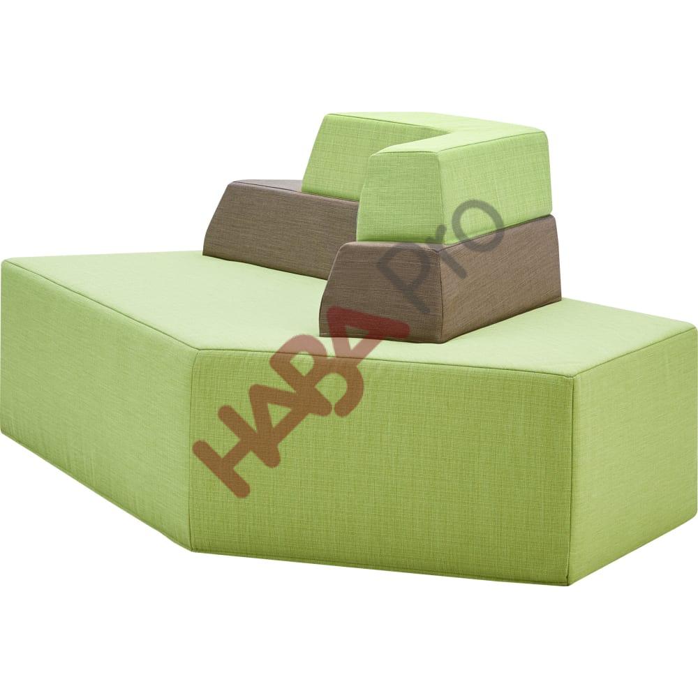 Sofa przedszkolna PREMIUM, Made in Germany, tkanina 2