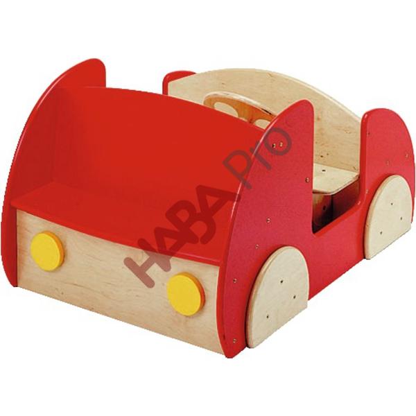 Duże auto z drewna