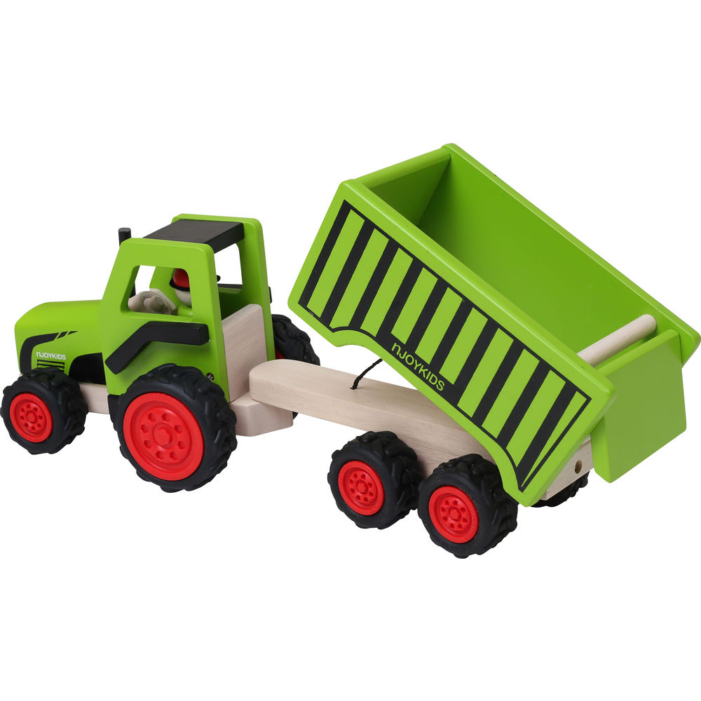 Traktor z przyczepą