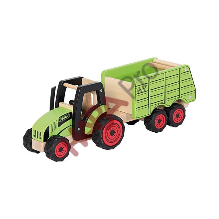 Traktor z przyczepą