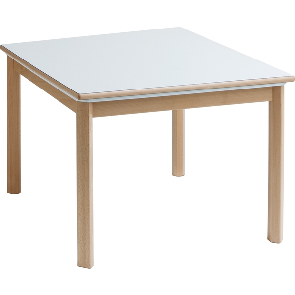 Stół ze zdejmowanym blatem, konstrukcja drewniana, wys. 59 cm