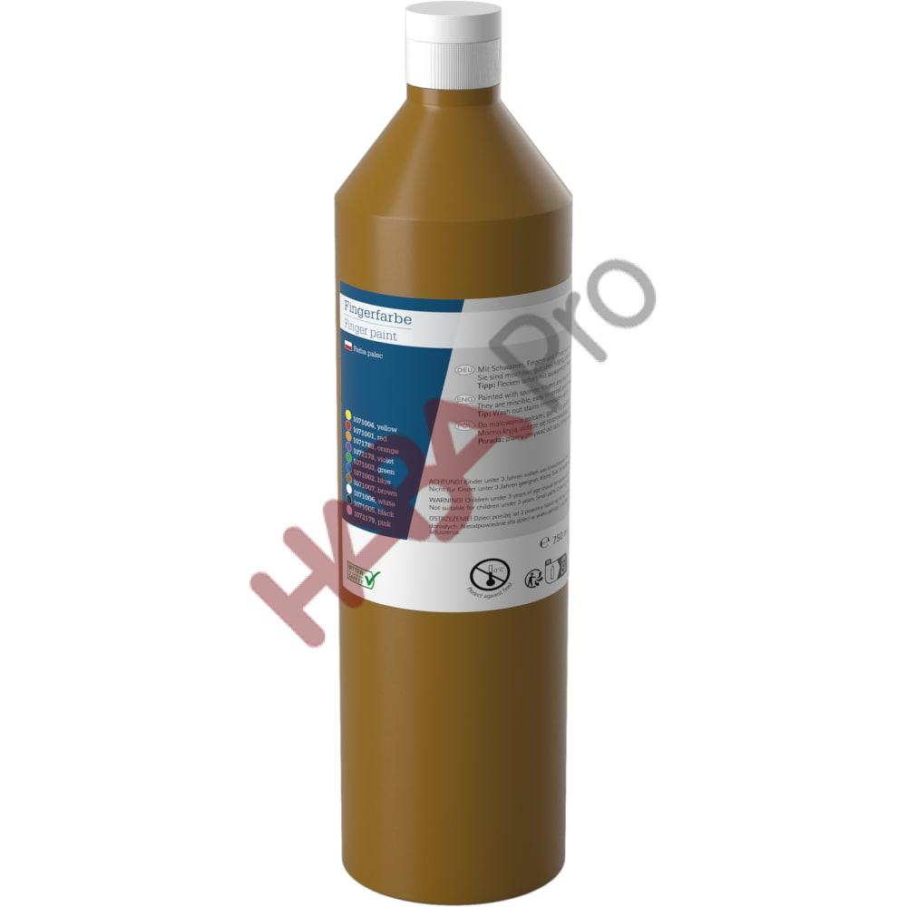 HABA - farby do malowania palcami, 750 ml - brązowy