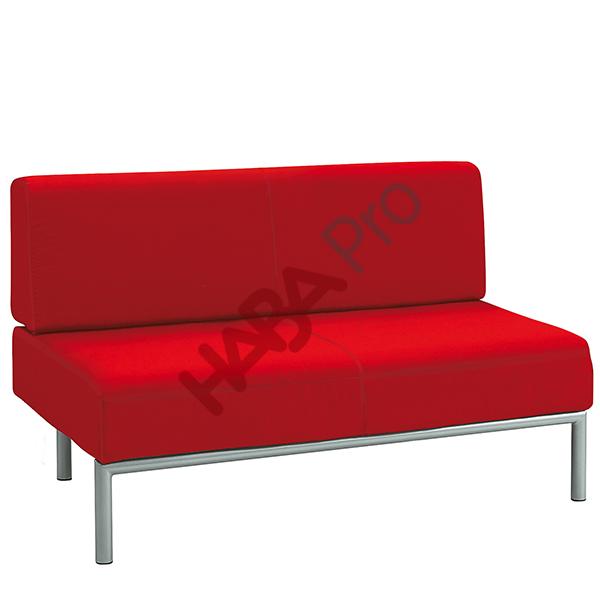 Sofa szkolna "Rebello" 2-osobowa - ekoskóra
