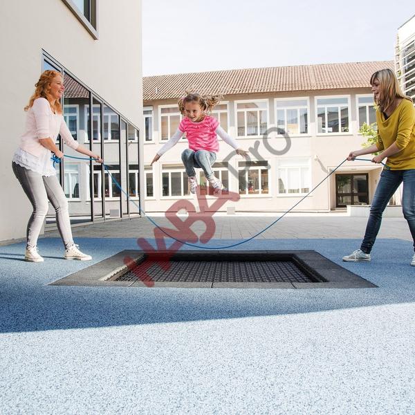 Trampolina ziemna dla dzieci, odporna na wandalizm