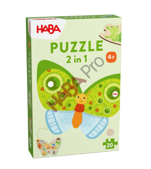 Puzzle 2 w 1 - Motyl