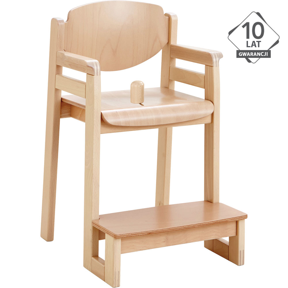 Wysokie krzesełko XL Favorit 26 cm z blokadą, 10 LAT GWARANCJI