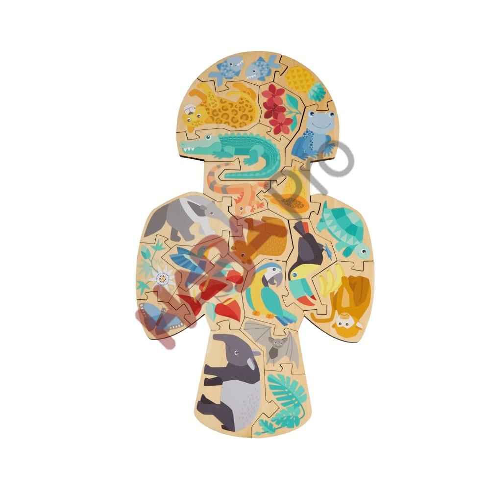 2011453001-EC-Puzzle-2-in-1-Papagei-F-03.psd Puzzle 2 w 1 - Papuga