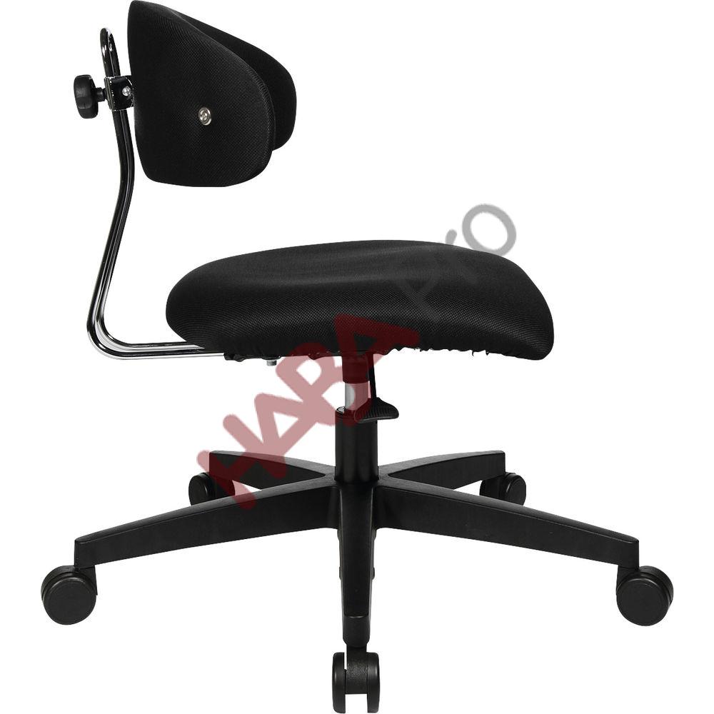 Ergonomiczny fotel dla wychowawców, wys. 34 - 47 cm, tkanina