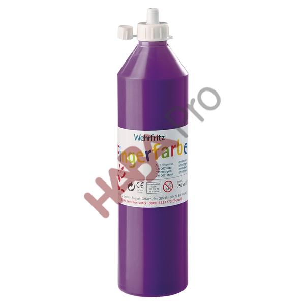 Wehrfritz - farby do malowania palcami, 750 ml - fioletowy