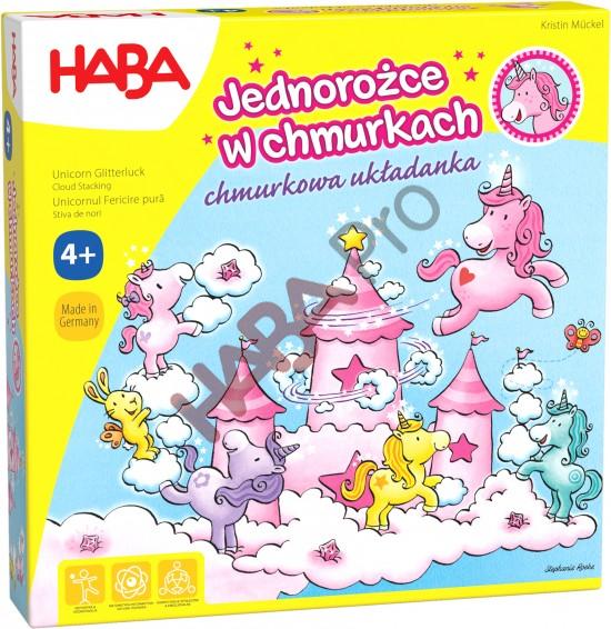 Gra HABA Jednorożce w chmurkach - chmurkowa układanka (edycja polska)