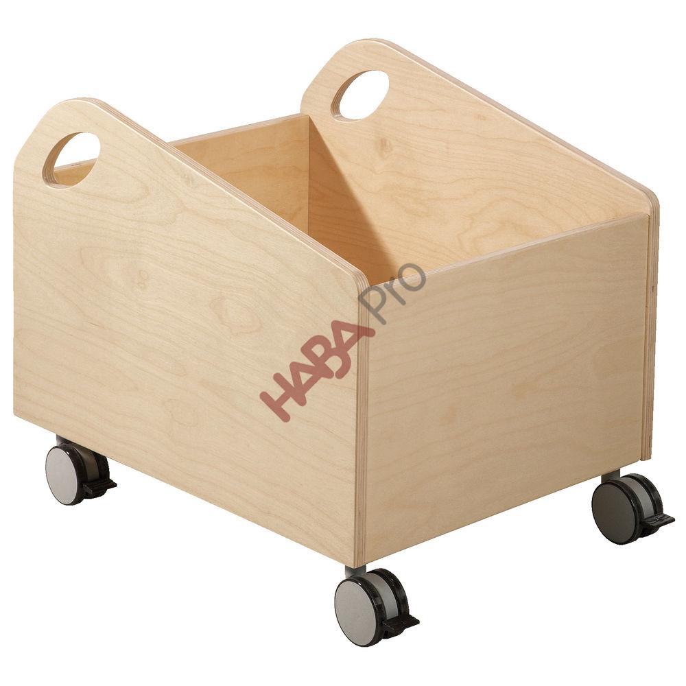 Wózek na zabawki i klocki, 100% drewno