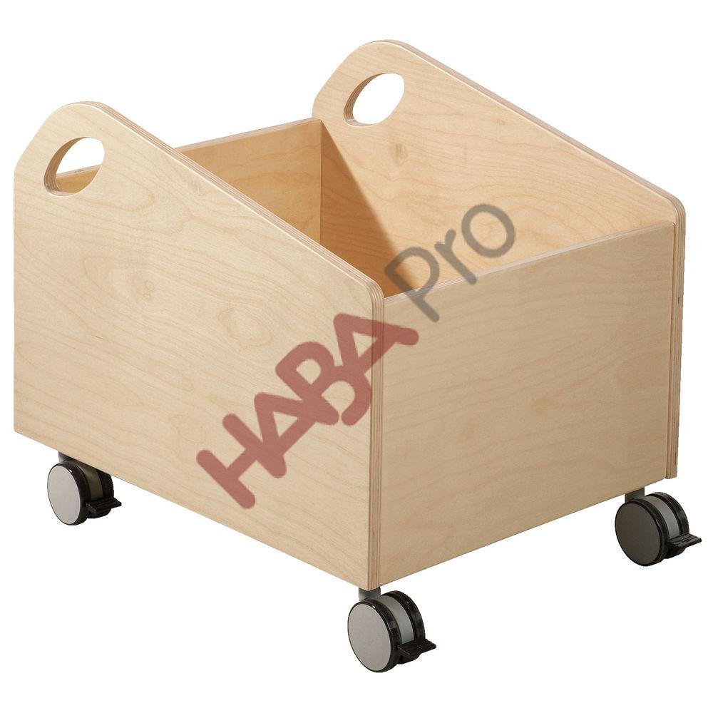 Wózek na zabawki i klocki, 100% drewno