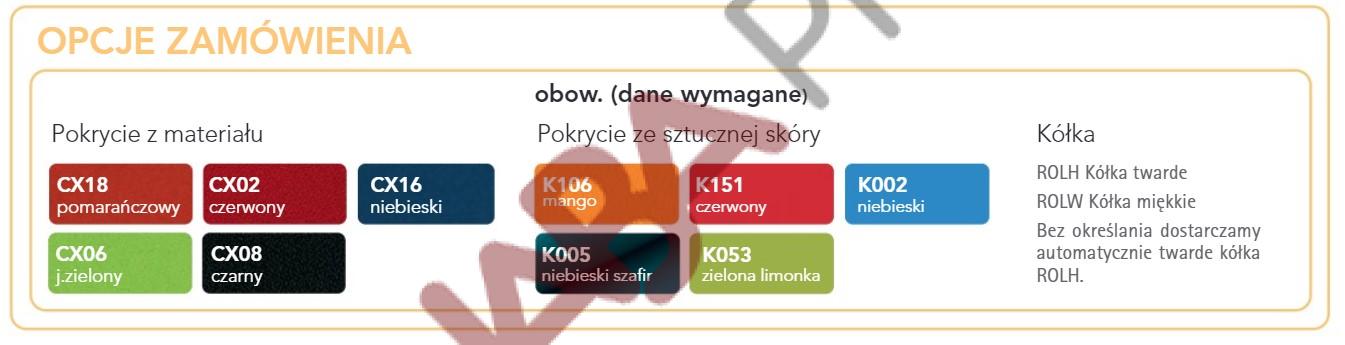 Krzesło dla wychowawców TuRu-Sit, wysokość 40 - 50 cm pokrycie z materiału