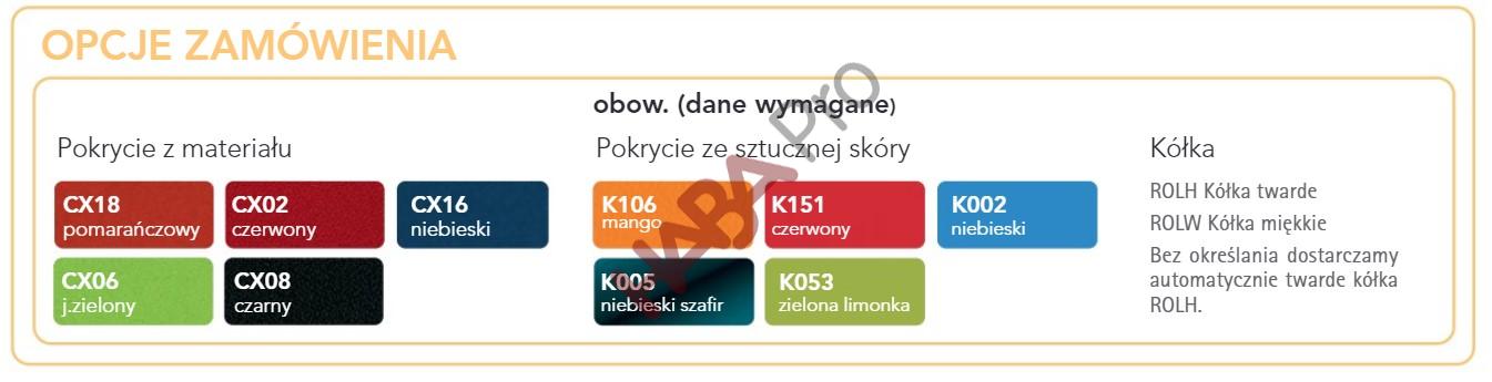 Krzesło dla wychowawców TuRu-Sit pokrycie ze sztycznej skóry