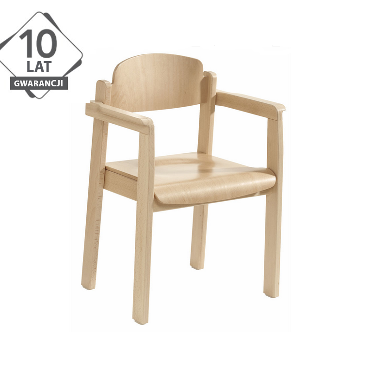 Krzesło z podłokietnikami "FAVORIT", wys. 26 cm, 10 LAT GWARANCJI