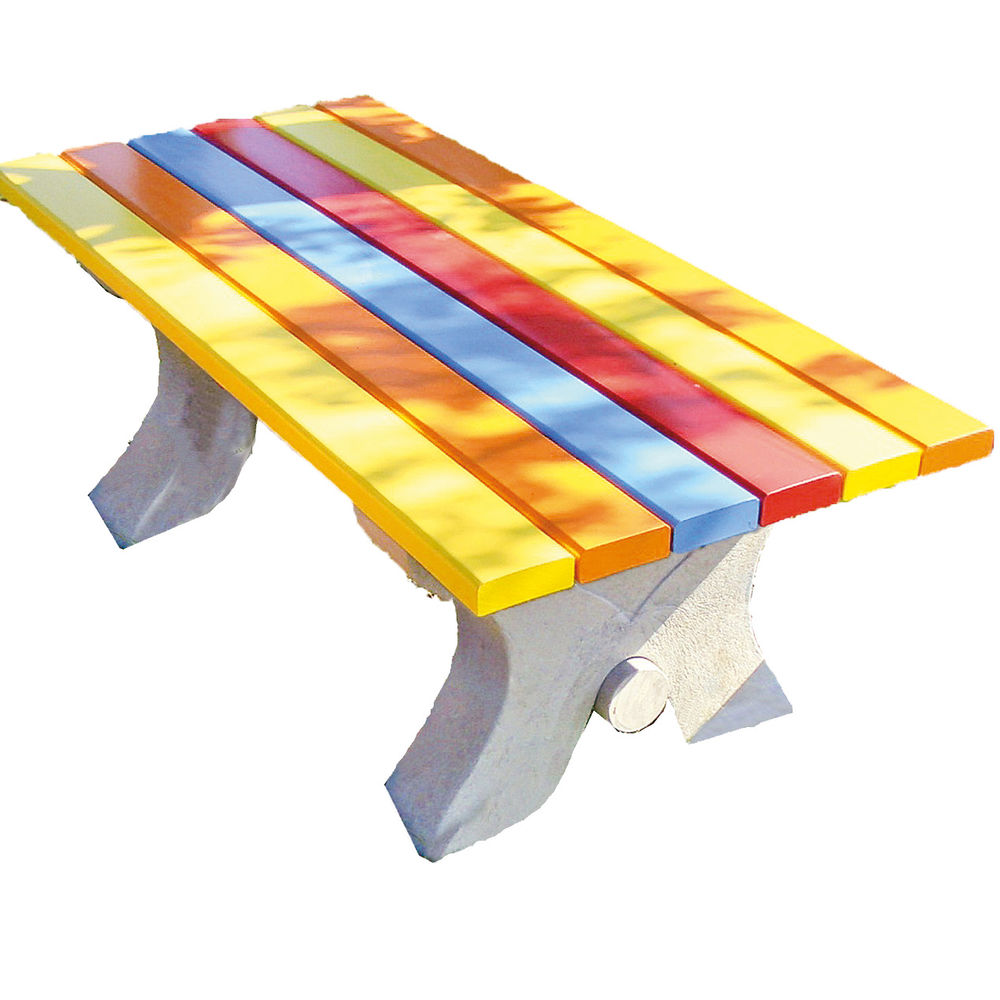 Stół ogrodowy dla dzieci, kolorowy, wys. 56 cm