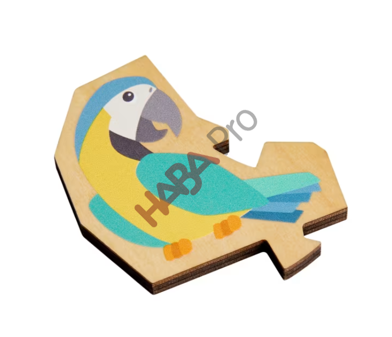 Puzzle 2 w 1 - Papuga