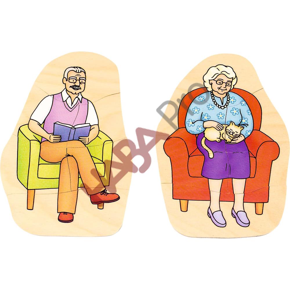 Puzzle warstwowe Pokolenia"", 40 części"