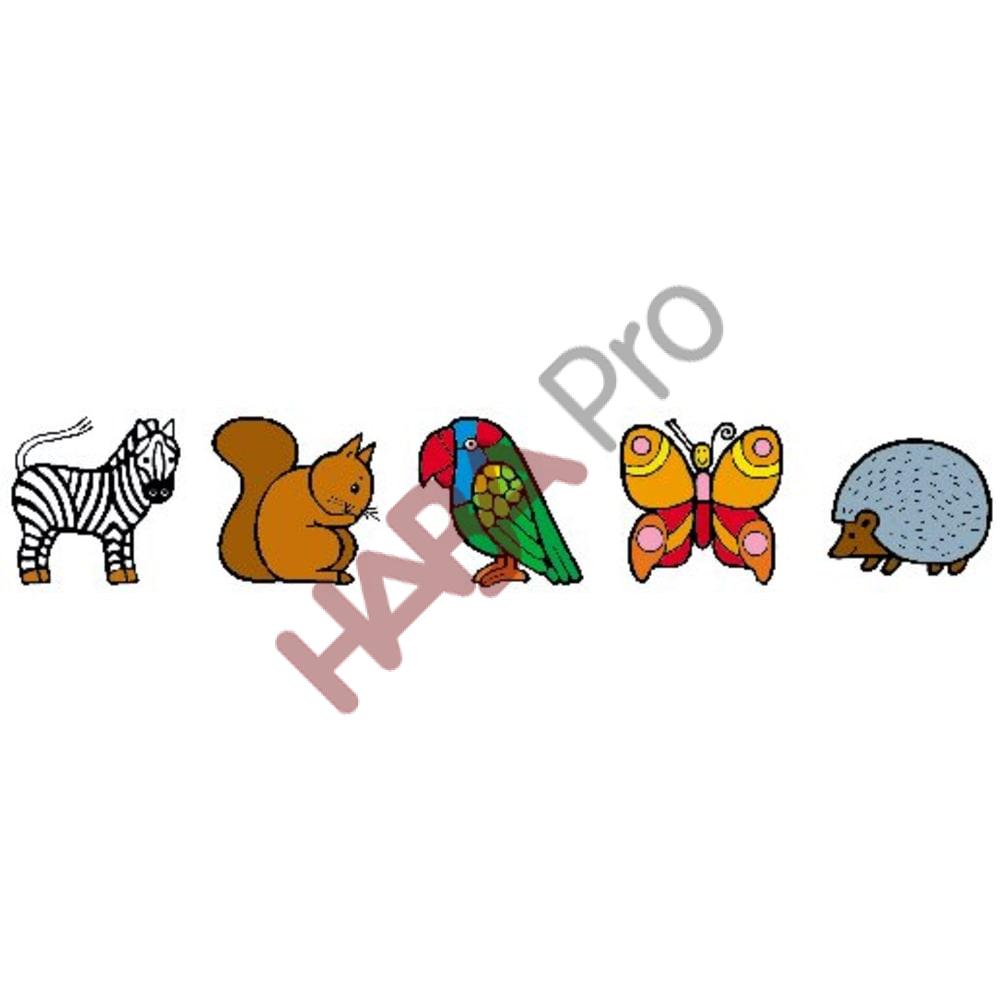 1092040-Kunststoff-Erkennungsschild-Tiere-02.eps_(1) Samoprzylepne znaczki z papieru "Zwierzęta", 90 sztuk