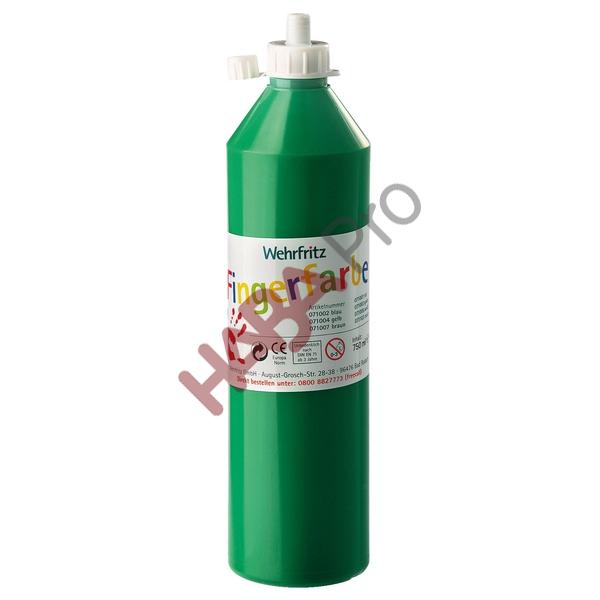 Wehrfritz - farby do malowania palcami, 750 ml - zielony
