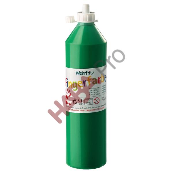 Wehrfritz - farby do malowania palcami, 750 ml - zielony